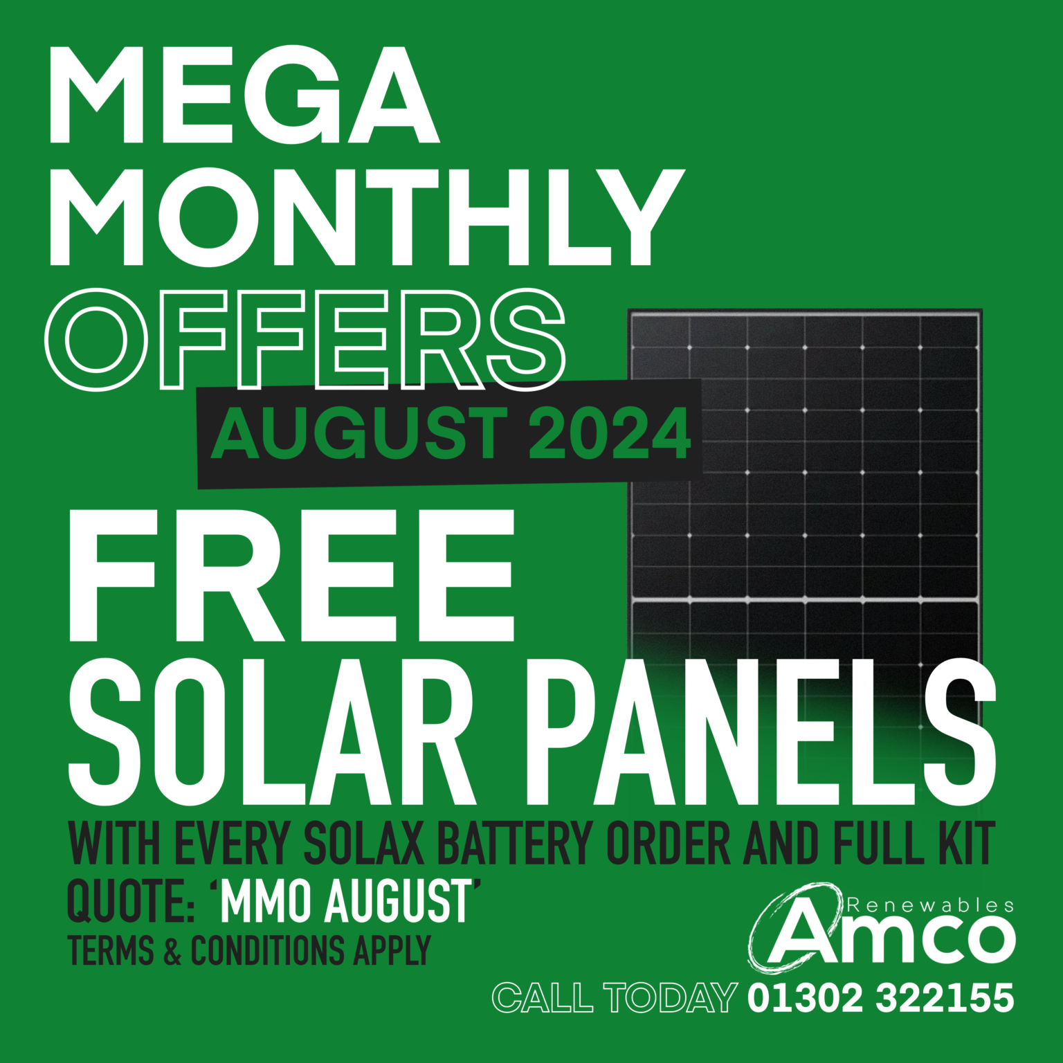 Amco monthly offers: August